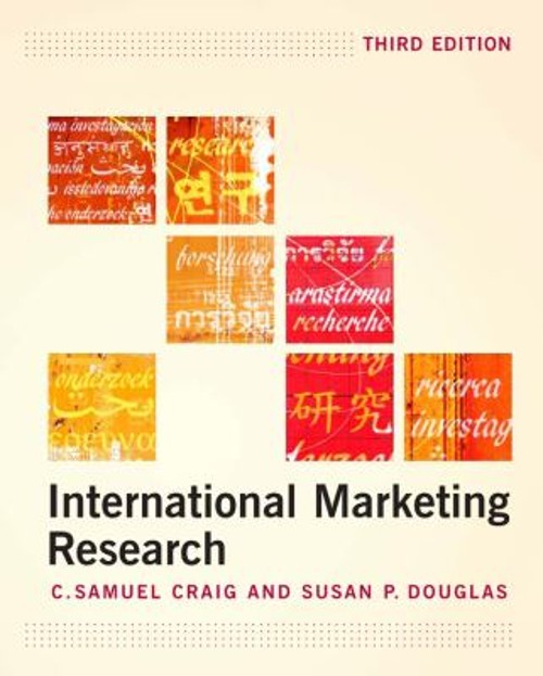 International Marketing Research Paperback Susan P., Craig, C. Sa