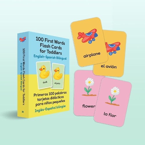 Rockridge Press 100 First Words Flash Cards for Toddlers: English-Spanis (Cards)