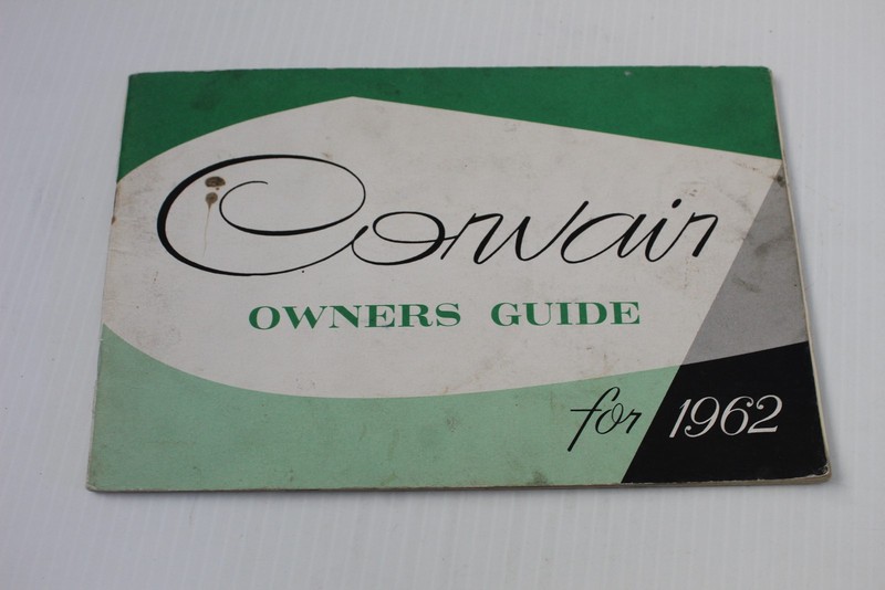 1962 Chevrolet Corvair Owners Guide Manual Original Vintage OEM Auto Book