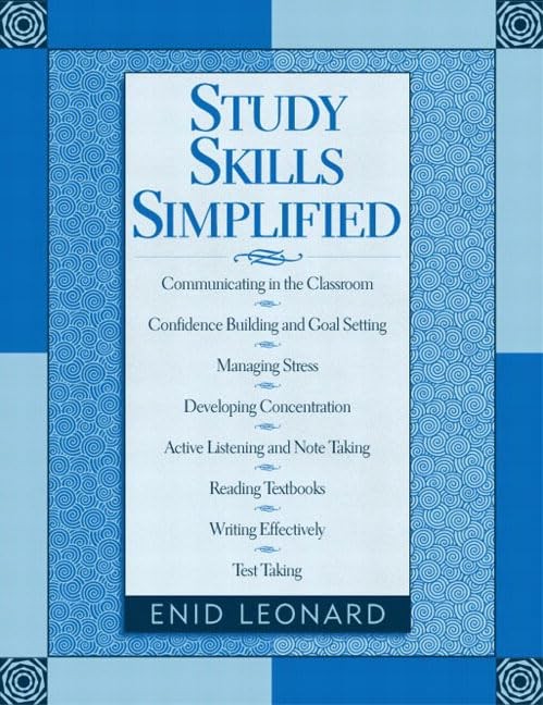 Study Skills Simplified Leonard, Enid paperback Very Good