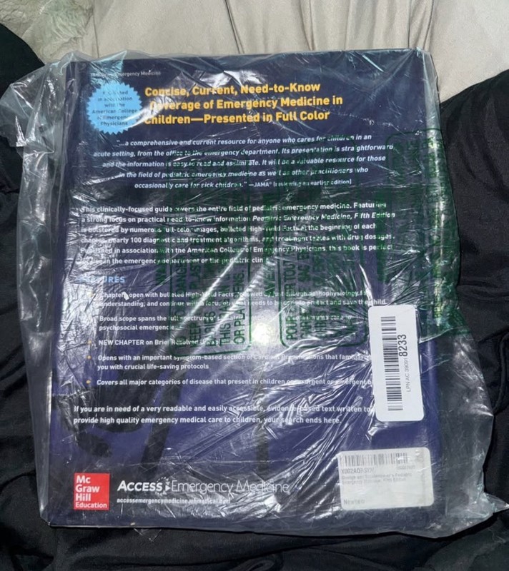 McGraw-Hill Pediatric Emergency Medicine 5th Ed Hardcover Schafermeyer gallery