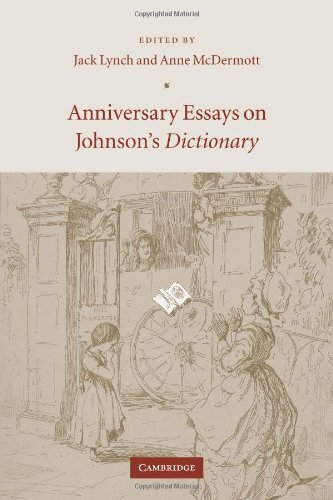 Anniversary Essays on Johnson’s Dictionary, Lynch 9780521049887 Free Shipping-,