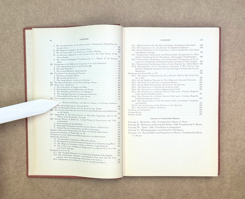 VTG 1952 Electrodynamics 1st Edition by Sommerfeld Academic Press HCVG (Ex-Lib) gallery