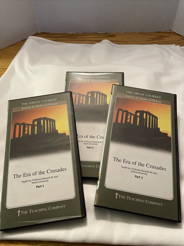 The Great Courses The Era of the Crusades Set Parts 1-3 With CDs Guidebook