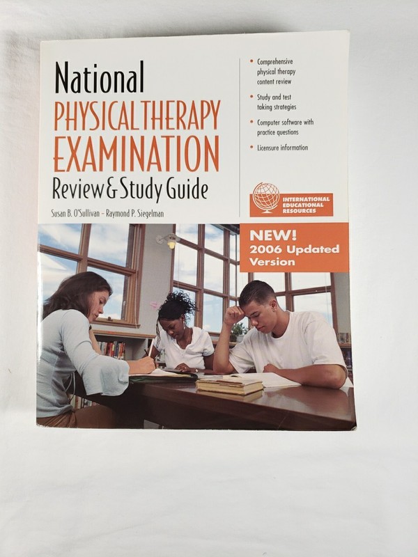 National Physical Therapy Examination Review Study Guide 2006 softcover book CD