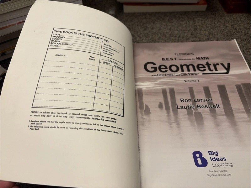 Geometry Vol. 1 & 2 Florida By Larson & Boswell (2023, Tradeback) gallery