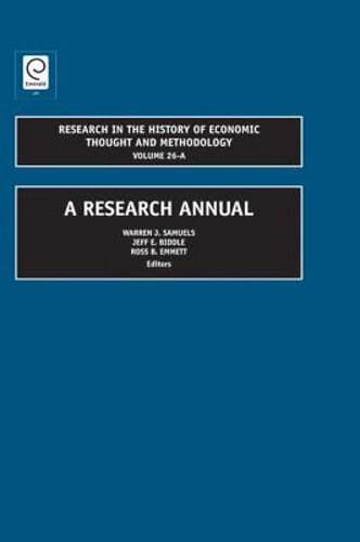A Research Annual by Warren J Samuels: Used