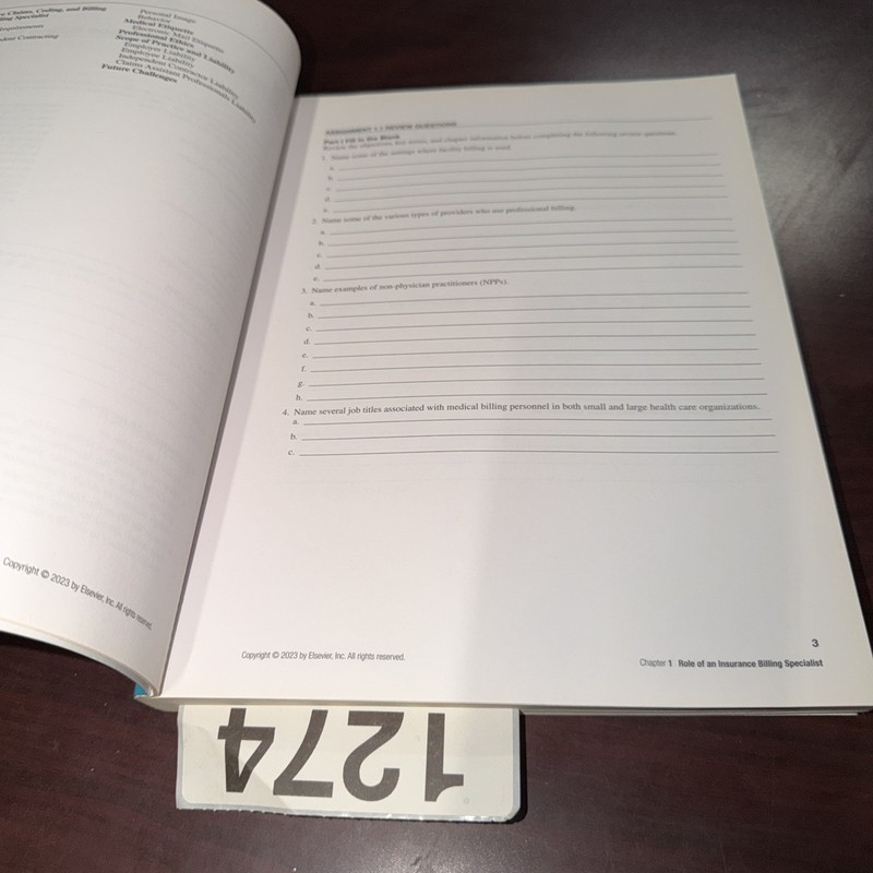 Fordney's Medical Insurance And Billing Workbook 16th Edition ACCEPTABLE gallery