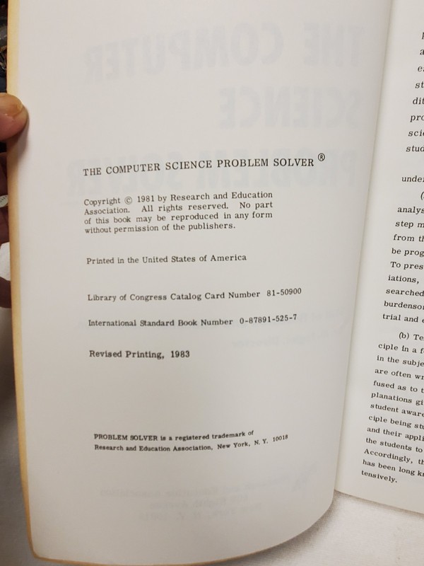 The Computer Science Problem Solver by Research and Education Association gallery