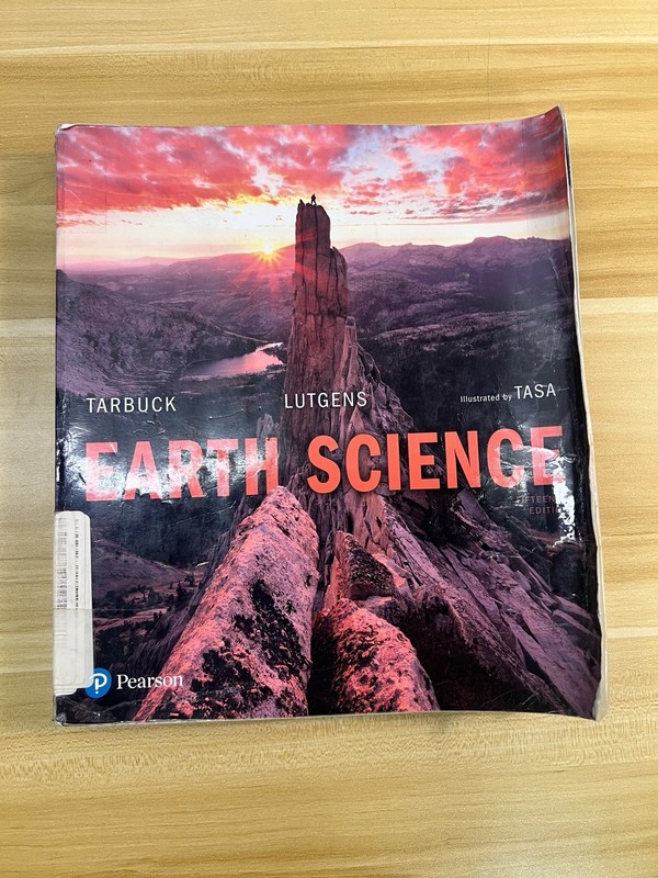 Earth Science 15th Edition (2019) by Tarbuck, Lutgens & Tasa | Pearson Brand New