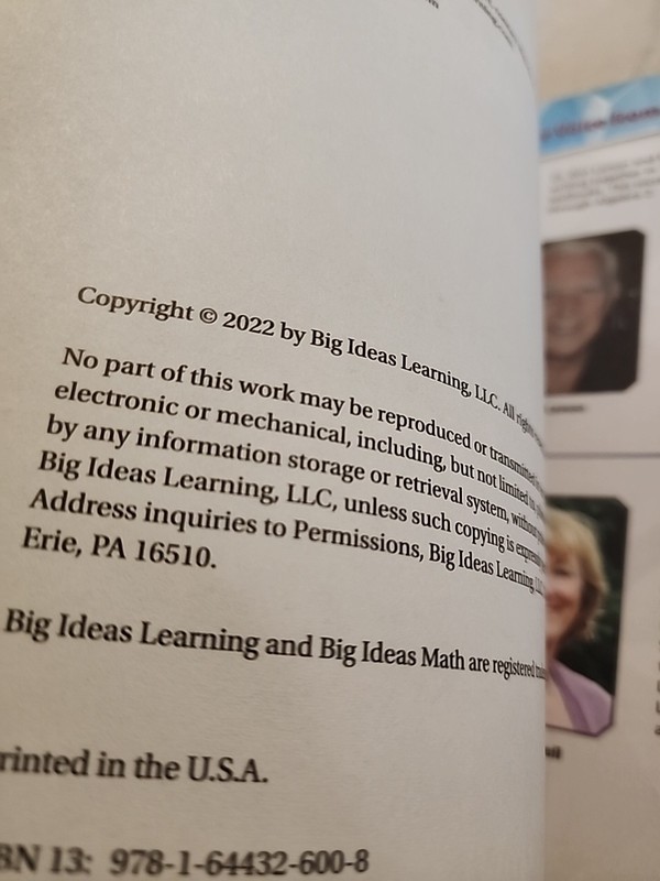 Big Ideas Math Workbook - Grade 5 Volume 2 gallery