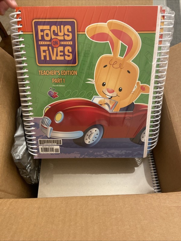 NEW BJU Press Bob Jones K5 FOCUS ON FIVES Complete Subject Kit CURRENT 4th Ed gallery