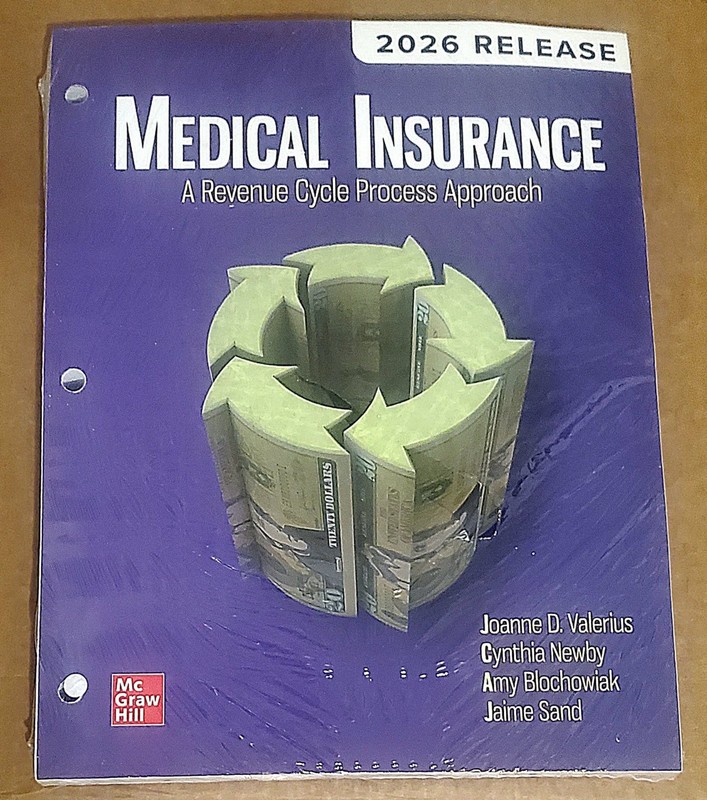 New, Sealed MEDICAL INSURANCE Loose-Leaf Pb By Valerius -9781266161858, 2026 Rel