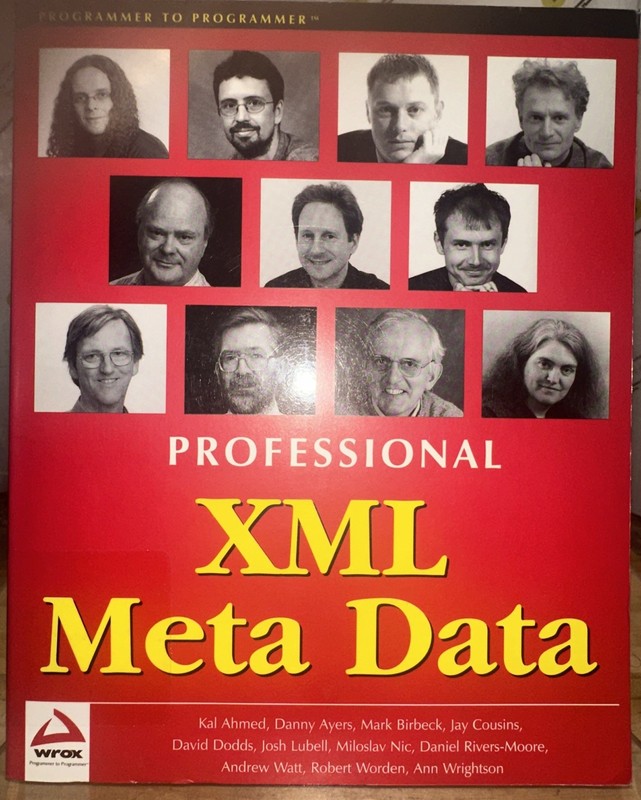 Professional XML Meta Data - Programmer To Programmer