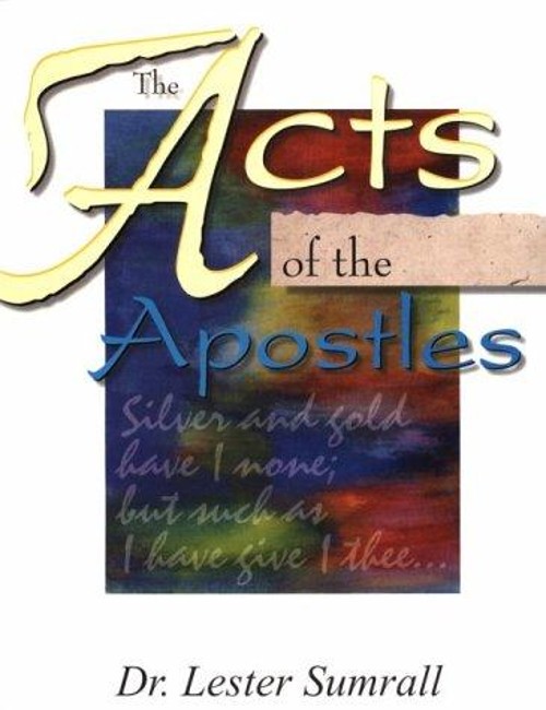 The Acts of the Apostles Paperback Lester Sumrall
