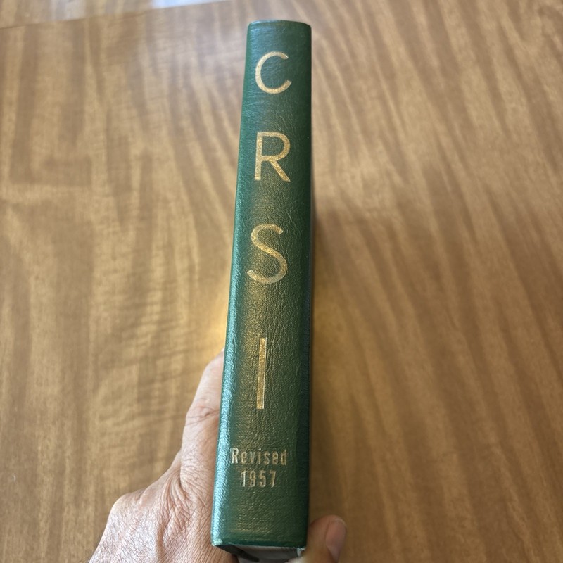 CRSI Design Handbook - Revised 1957 HC Concrete Reinforcing Steel Institute 1952 gallery