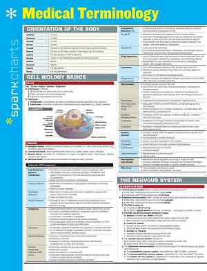 Medical Terminology SparkCharts – Flexibound, by SparkNotes; SparkNotes – Good