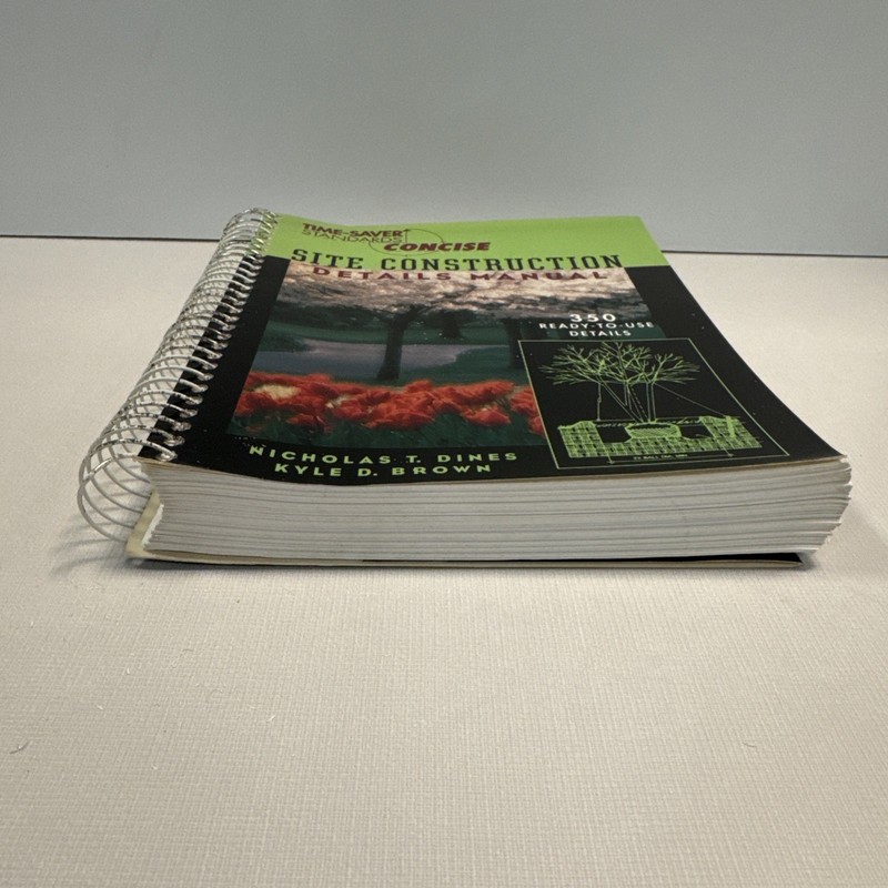 Time-Saver Standards Site Construction Details Manual gallery