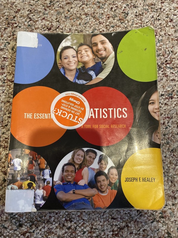 The Essentials of Statistics : A Tool for Social Research by Joseph F. Healey...