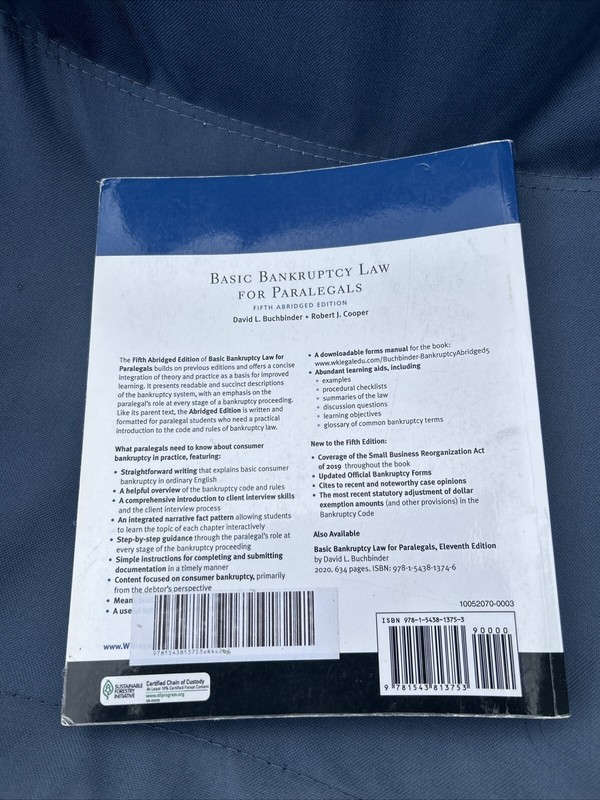 Aspen Paralegal Ser.: Basic Bankruptcy Law for Paralegals : Abridged by... gallery