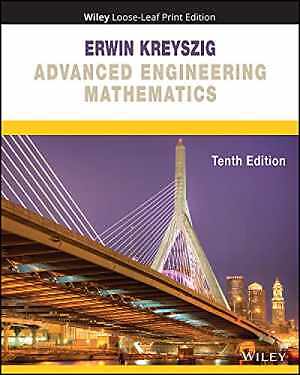 Advanced Engineering Mathematics – Loose Leaf, by Kreyszig Erwin – Good