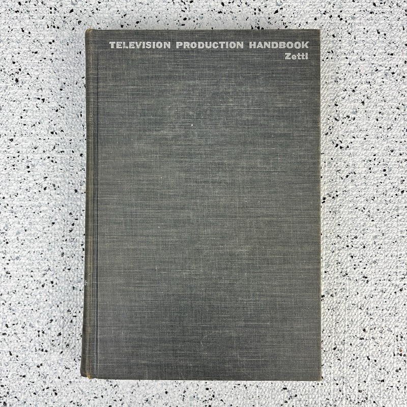 Television Production Handbook Herbet Zettl HC Third Printing 1964