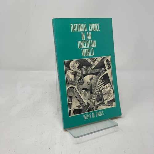 Rational Choice in an Uncertain – Paperback, by Dawes Robyn M.; – Very Good x