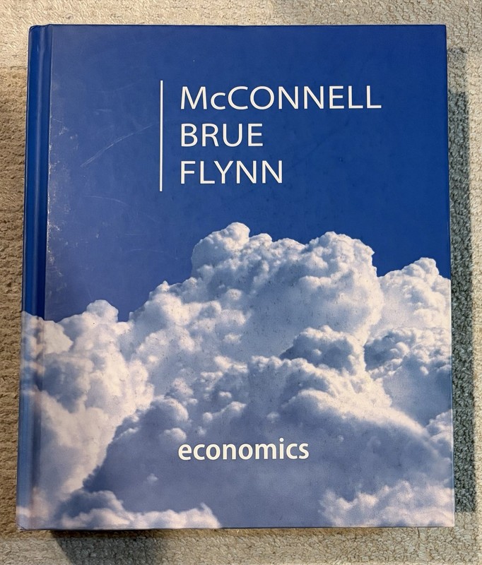 Economics Principles, Problems and Policies By McConnell 20th edition NEW Hcover