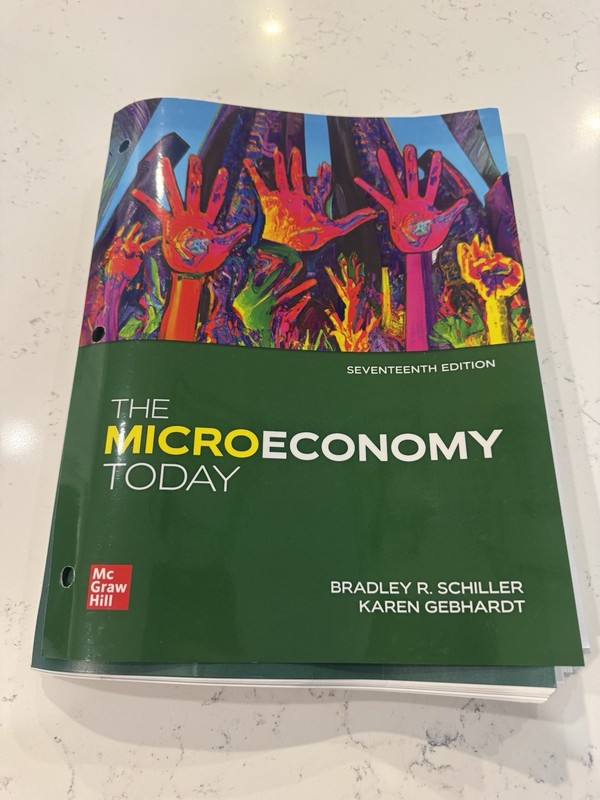 The Microeconomy Today 17th Ed Loose Leaf / Binder Edition Textbook