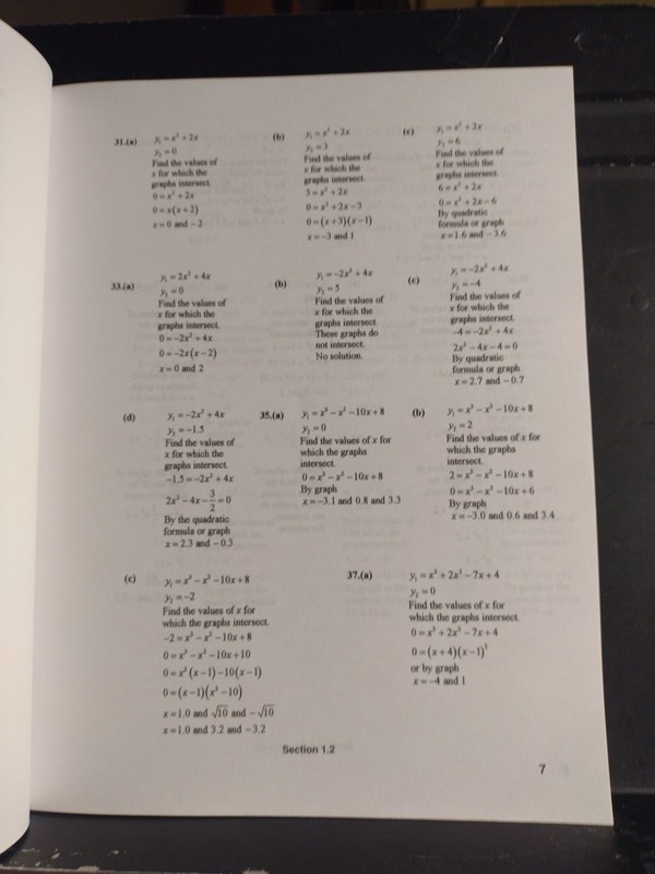 Student Solutions Manual to Accompany Technical Mathematics 2nd Ed 337 Pages VG+ gallery