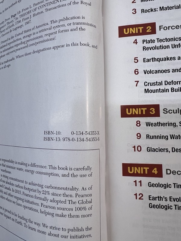 Earth Science 15th Edition (2019) by Tarbuck, Lutgens & Tasa | Pearson Brand New gallery