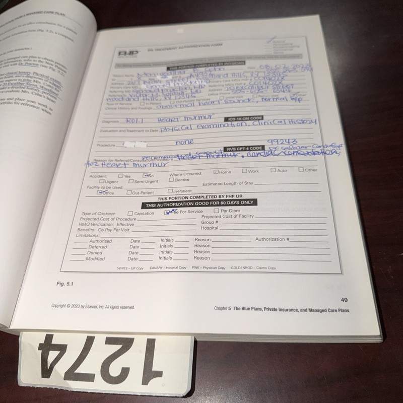Fordney's Medical Insurance And Billing Workbook 16th Edition ACCEPTABLE gallery