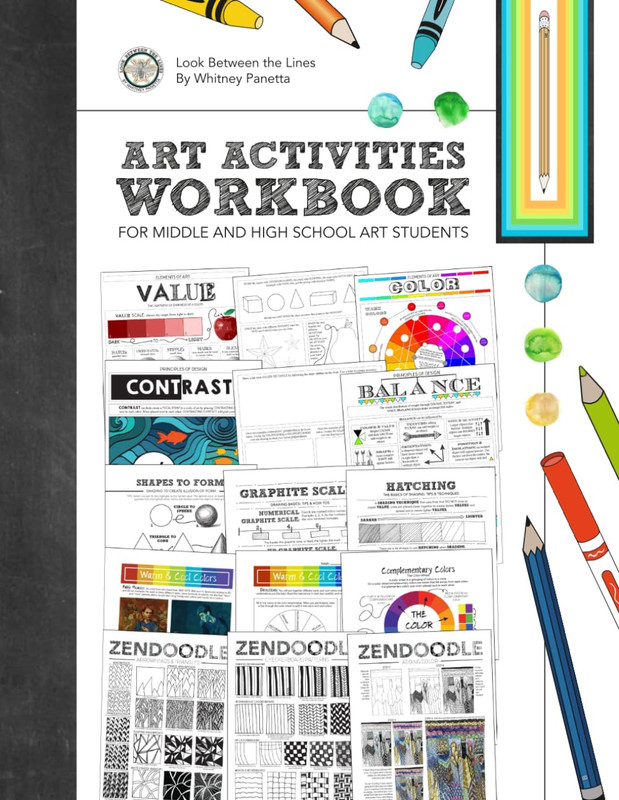 Art Activities Workbook: for Middle and High School Students (Art in Middle and