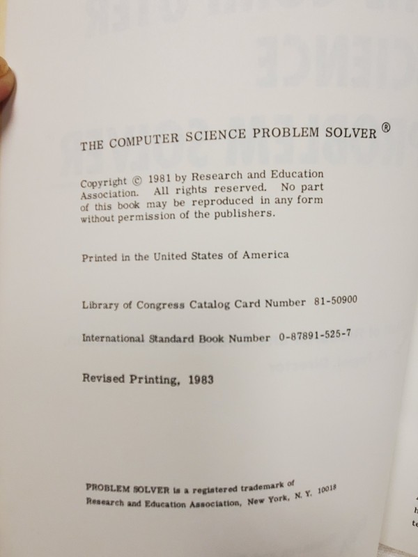 The Computer Science Problem Solver by Research and Education Association gallery