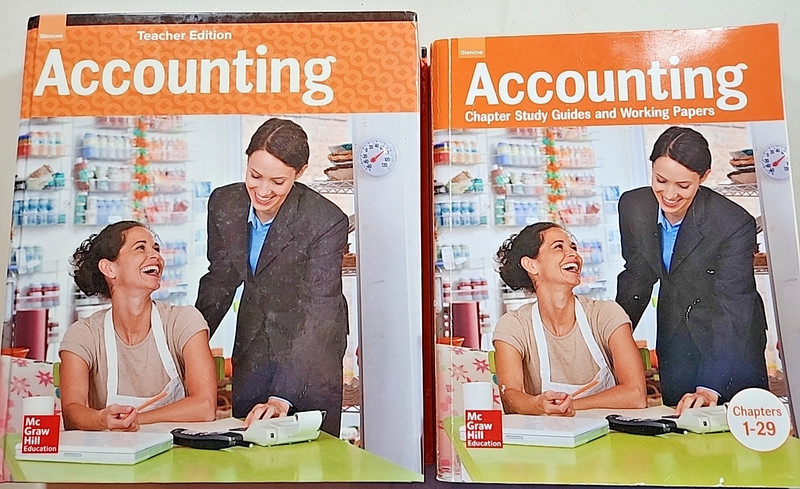 Glencoe Accounting Teacher Edition Textbook & Chapter Study Guides Working Paper