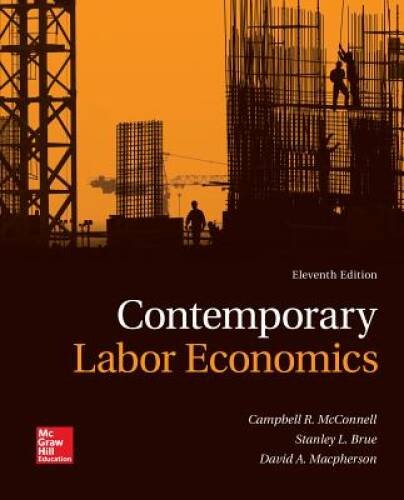 Contemporary Labor Economics – Hardcover By McConnell, Campbell – VERY GOOD