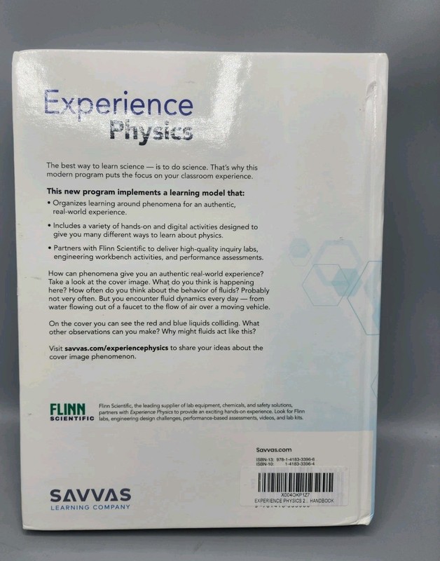 EXPERIENCE PHYSICS 2022 - Hardcover, by Savvas Learning Co - Good gallery