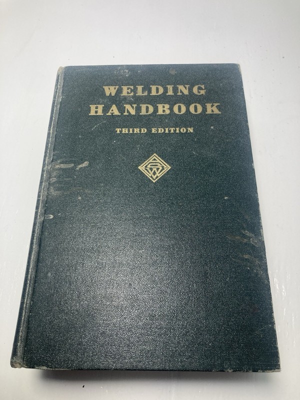 AMERICAN WELDING SOCIETY WELDING HANDBOOK THIRD EDITION 1950 PRINTING 1651 PAGES