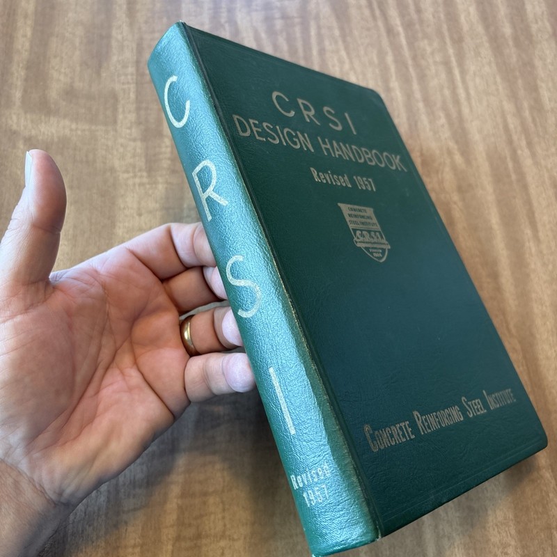 CRSI Design Handbook - Revised 1957 HC Concrete Reinforcing Steel Institute 1952 gallery