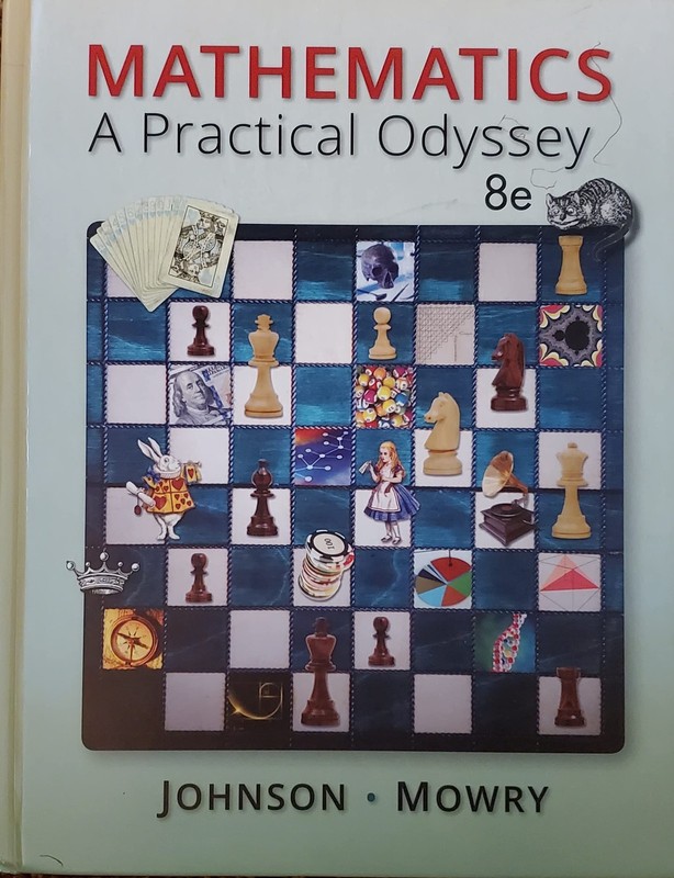 MATHEMATICS: A PRACTICAL ODYSSEY BY David Johnson HARDCOVER **ACCEPTABLE**