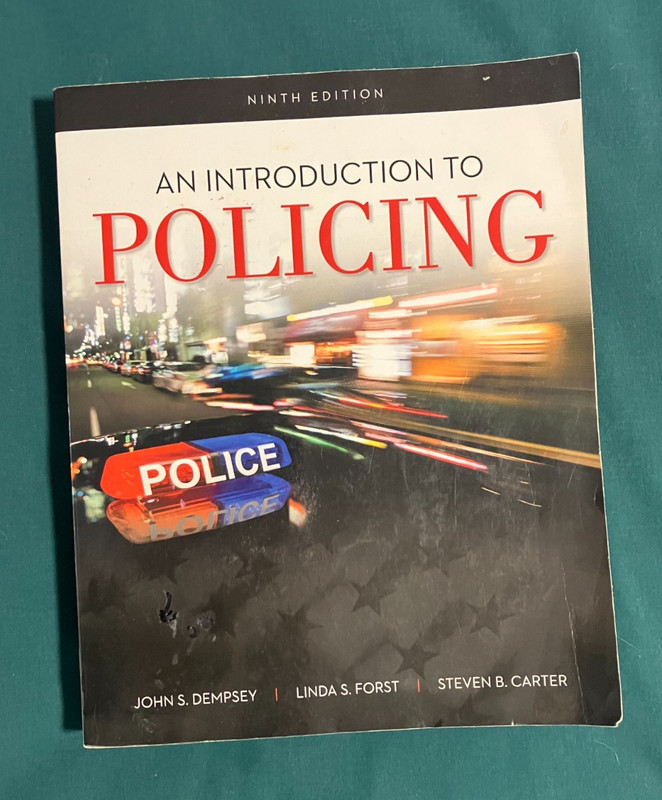 Introduction to Policing by Steven B. Carter ~ VERY GOOD