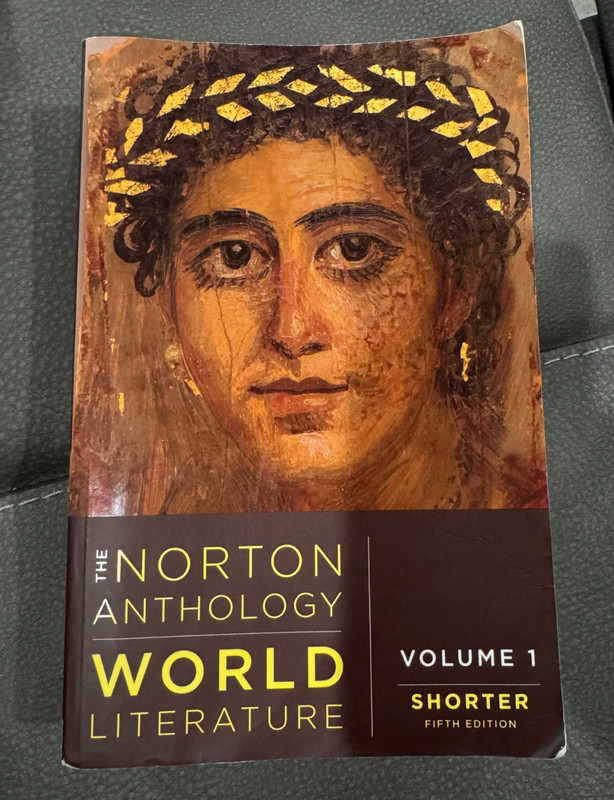 The Norton Anthology of World Literature, Volume 1 (Shorter Fifth Edition) USED