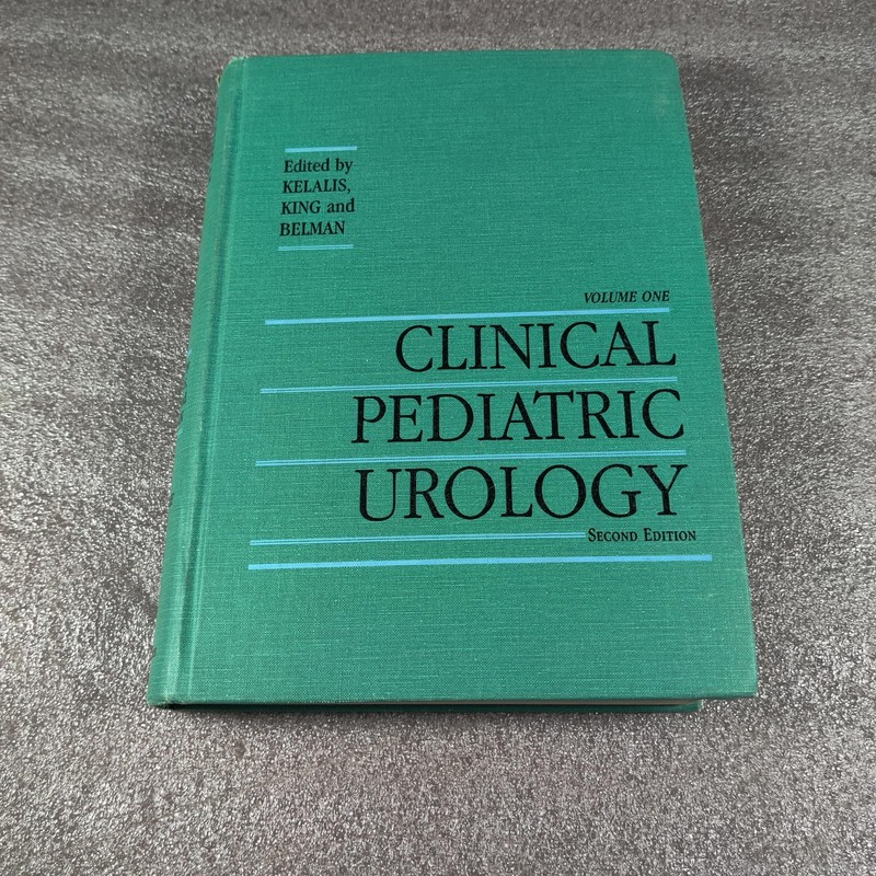 Vintage Clinical Pediatric Urology Vol 1 2nd Ed 1985 Medical Hardcover Textbook