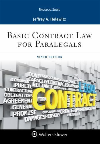 Aspen Paralegal Ser.: Basic Contract Law for Paralegals by Jeffrey A….