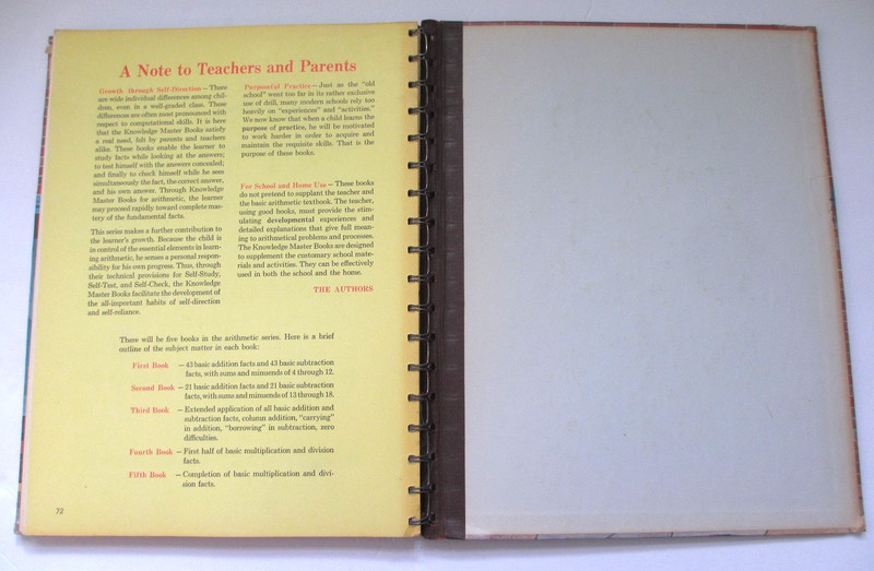 Self-Teaching Arithmetic Second Book November 1962 gallery