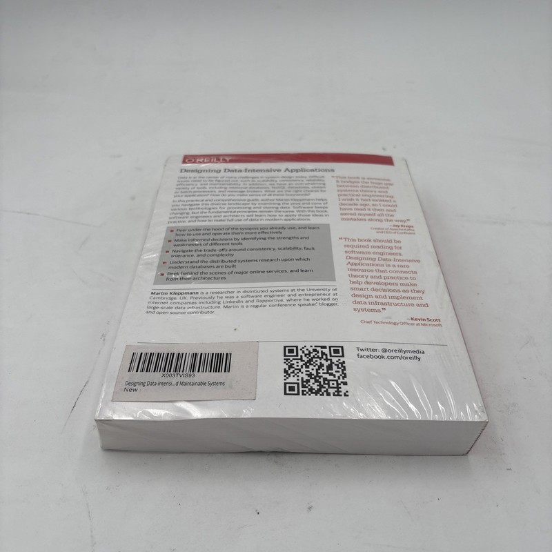 Designing Data-Intensive Applications Martin Kleppmann ~ NEW ~ Free Ship G3-67 gallery