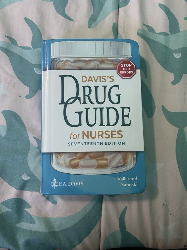 Davis’s Drug Guide for Nurses by April Hazard Vallerand and Cynthia A. Sanoski