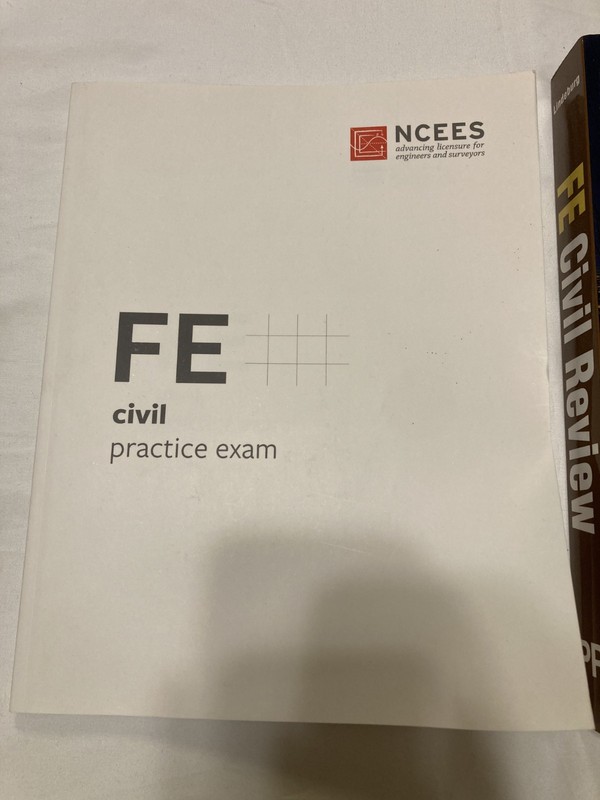 PPI FE Civil Review Manual-Michael R. Lindeburg-Includes Practice Exam-Very Good gallery