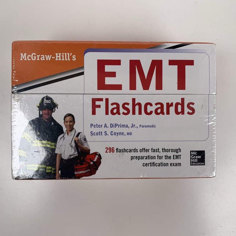 McGraw-Hill’s EMT Flashcards Trade DiPrima Scotts Coyne 296 Cards NEW