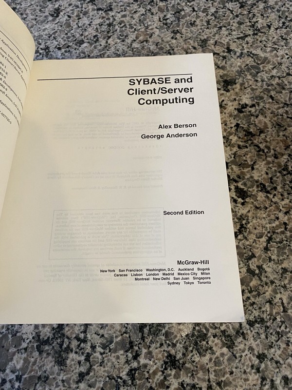 Sybase and Client/Server Computing by Alex Berson and George Anderson gallery